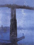 Blue and Gold-Old Battersea Bridge James Abbott McNeil Whistler